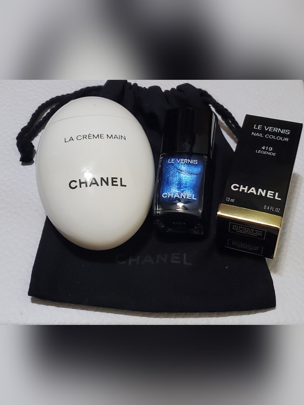 C La Crème Main & Le Vernis Nail Colour - Blue Shimmer